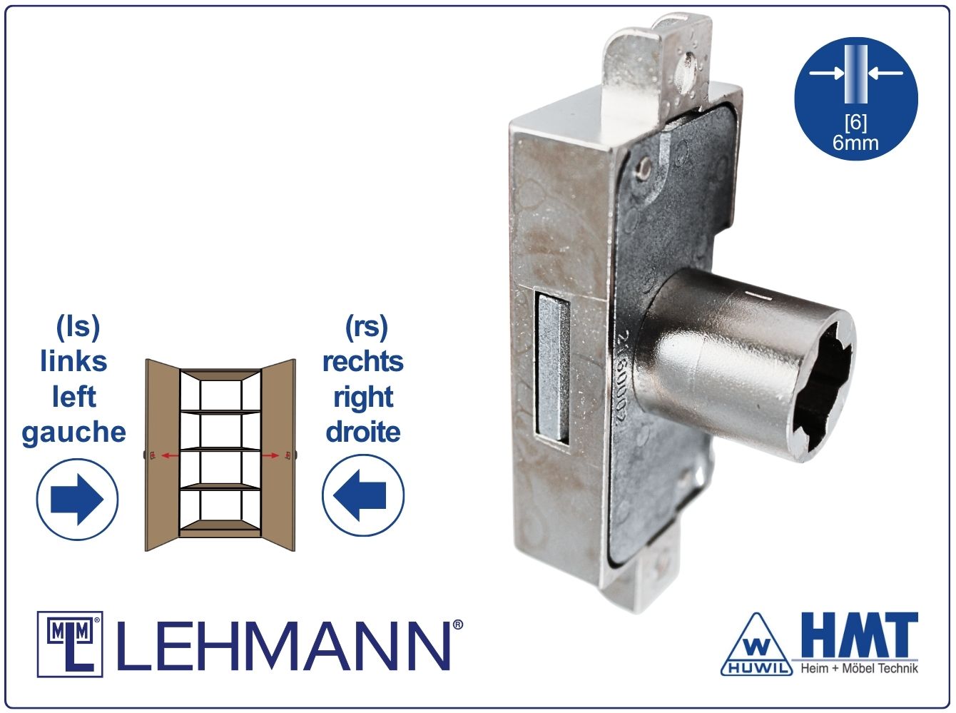 MLM Drehstangenschloss 758/15 MLM Drehstangenschloss 758/15