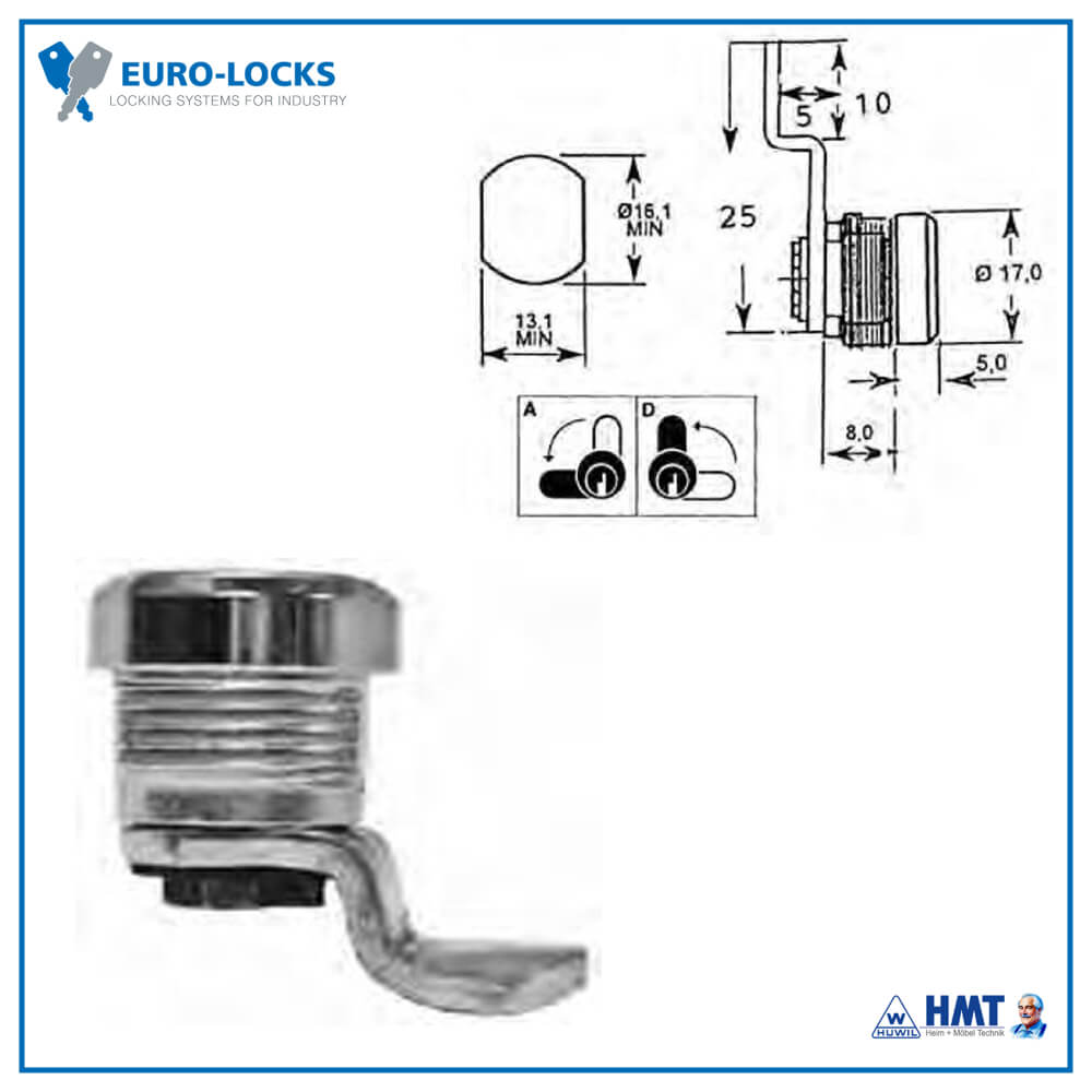 EURO-LOCKS Hebelschloss X 23
