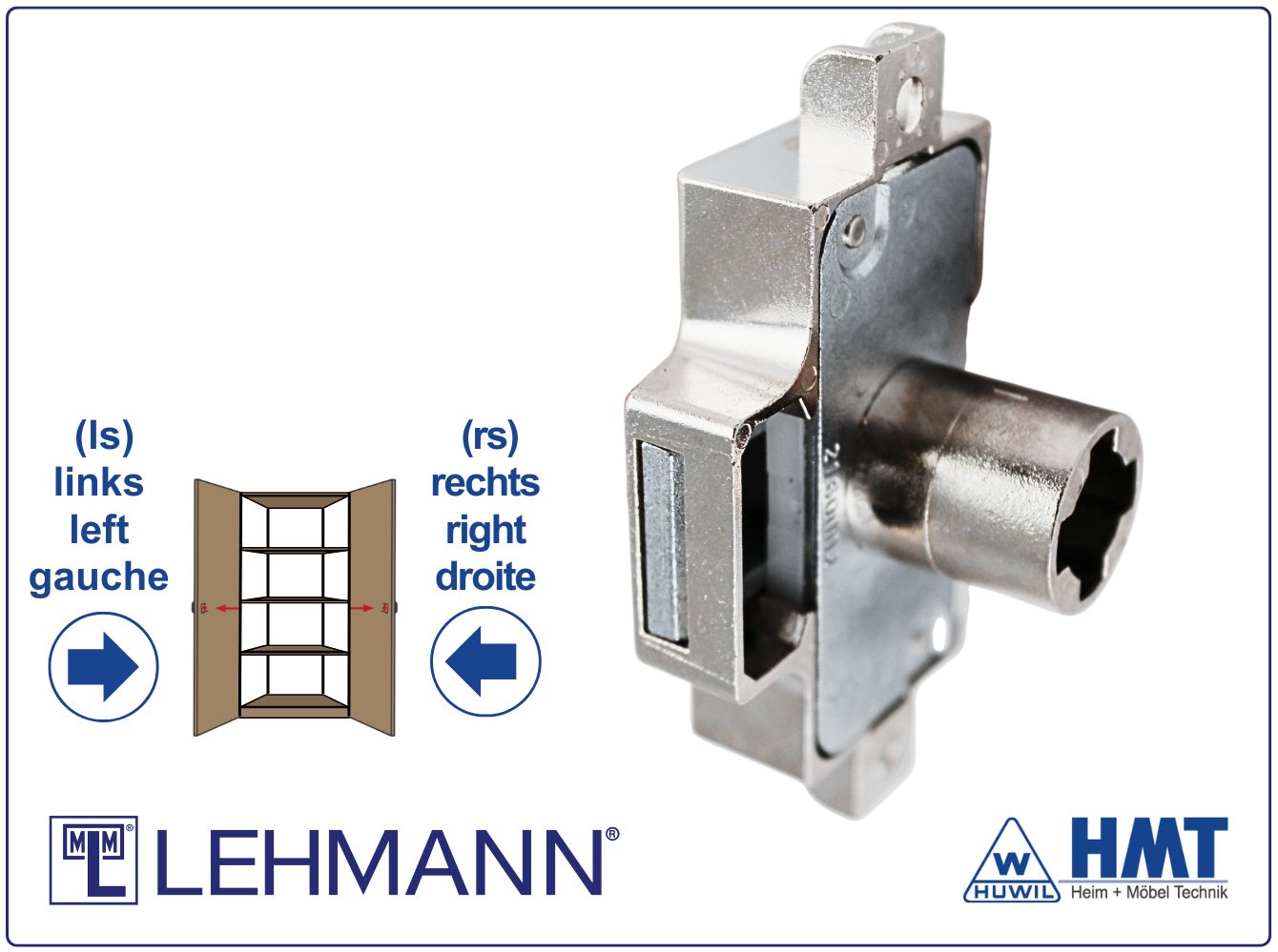 MLM Drehstangenschloss 758/25