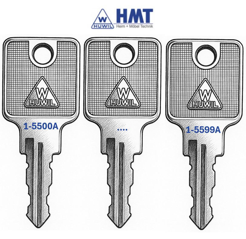 HUWIL Schlüssel 1142 - (5500 bis 5599)