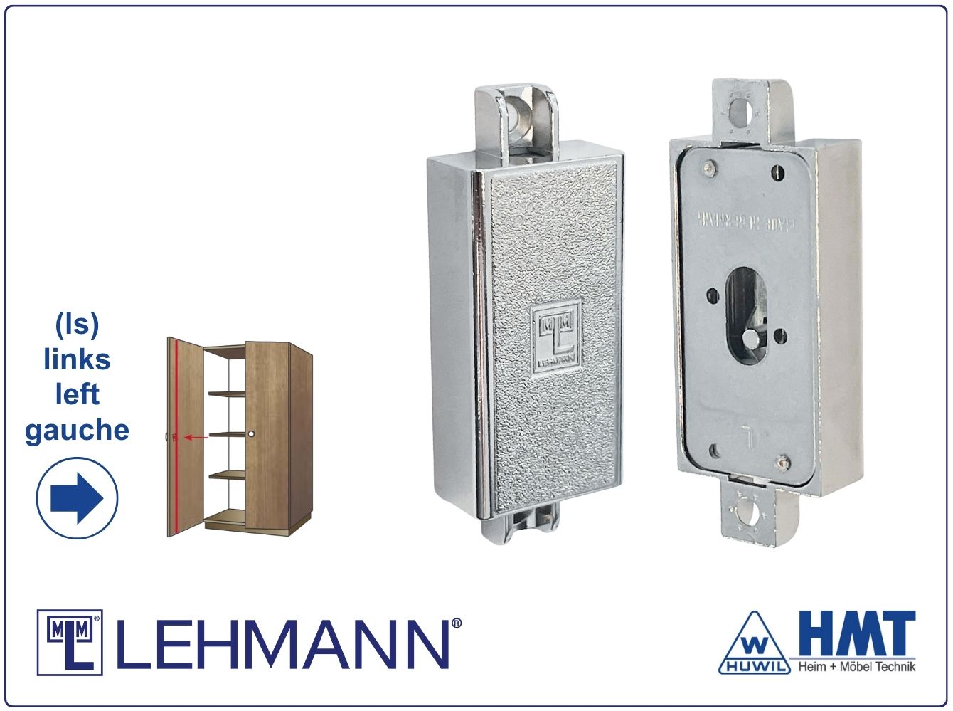 MLM Drehstangenschloss ohne Riegel 741/15 LS MLM Drehstangenschloss ohne Riegel 741/15 LS