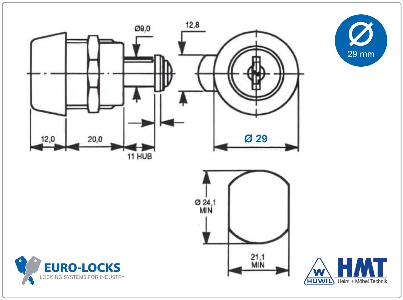EURO-LOCKS Druckzylinder 0798