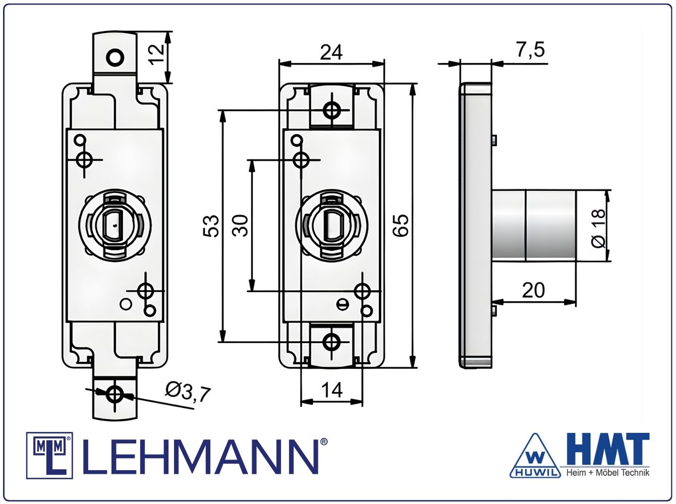 MLM Schubstangenschloss 759/12 RS