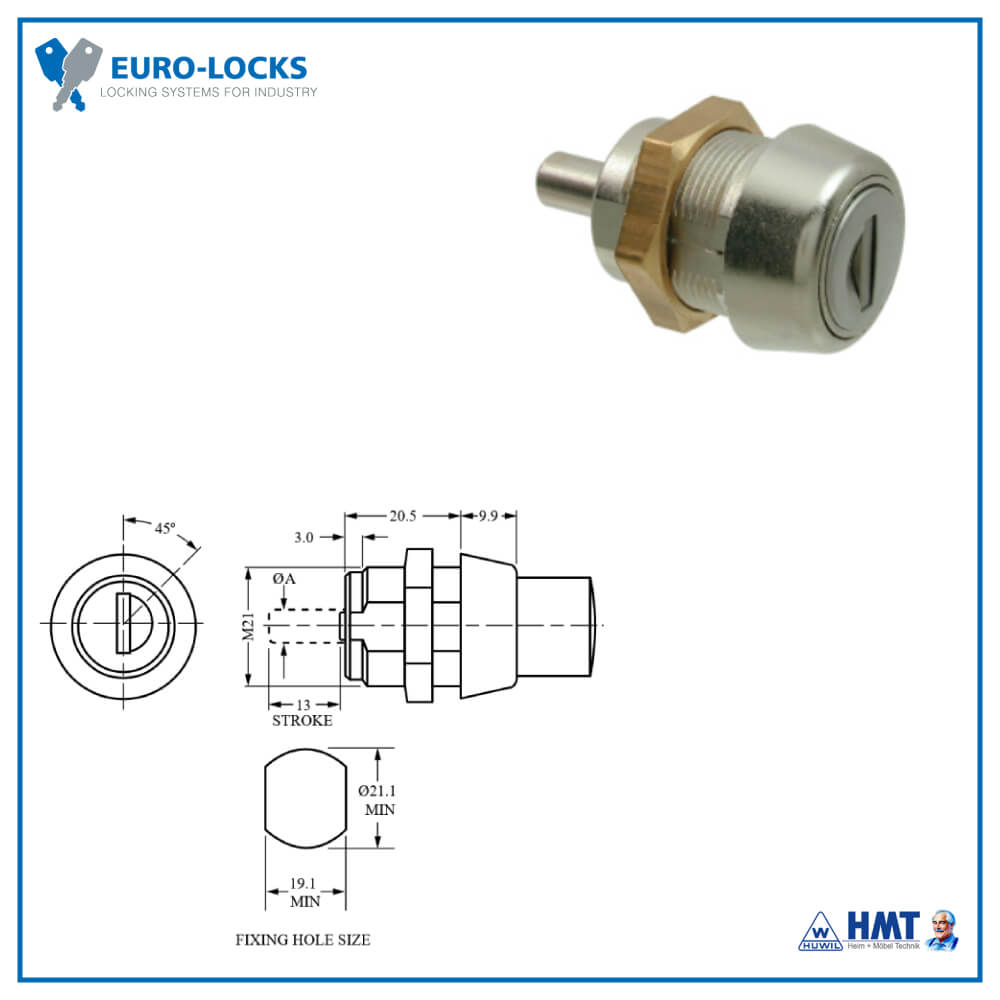 EURO-LOCKS Druckzylinder X 62 GL EURO-LOCKS Druckzylinder X 62 GL