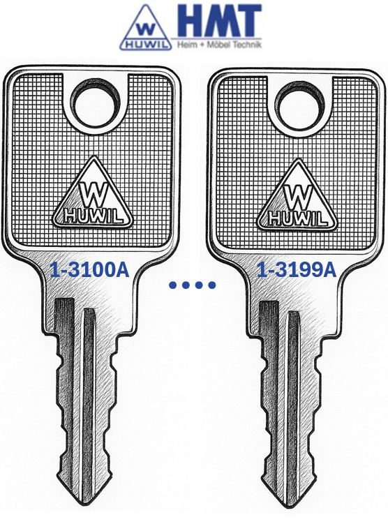 DELETE HUWIL Schlüssel 1142 - (3100 bis 3199)