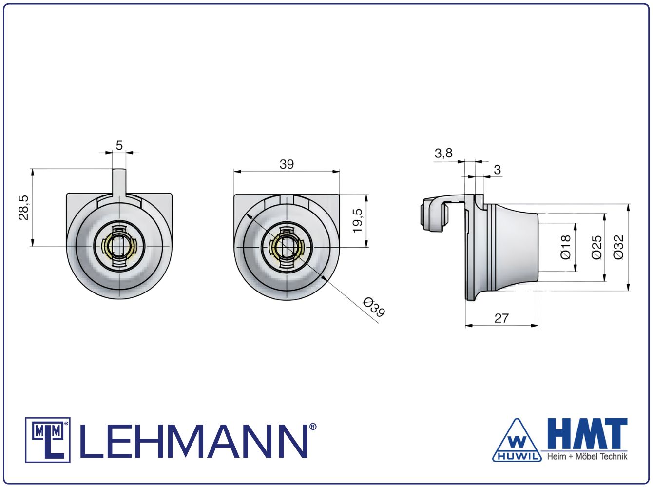 MLM Glastürschloss Typ 324.01 P2/P4 - rs