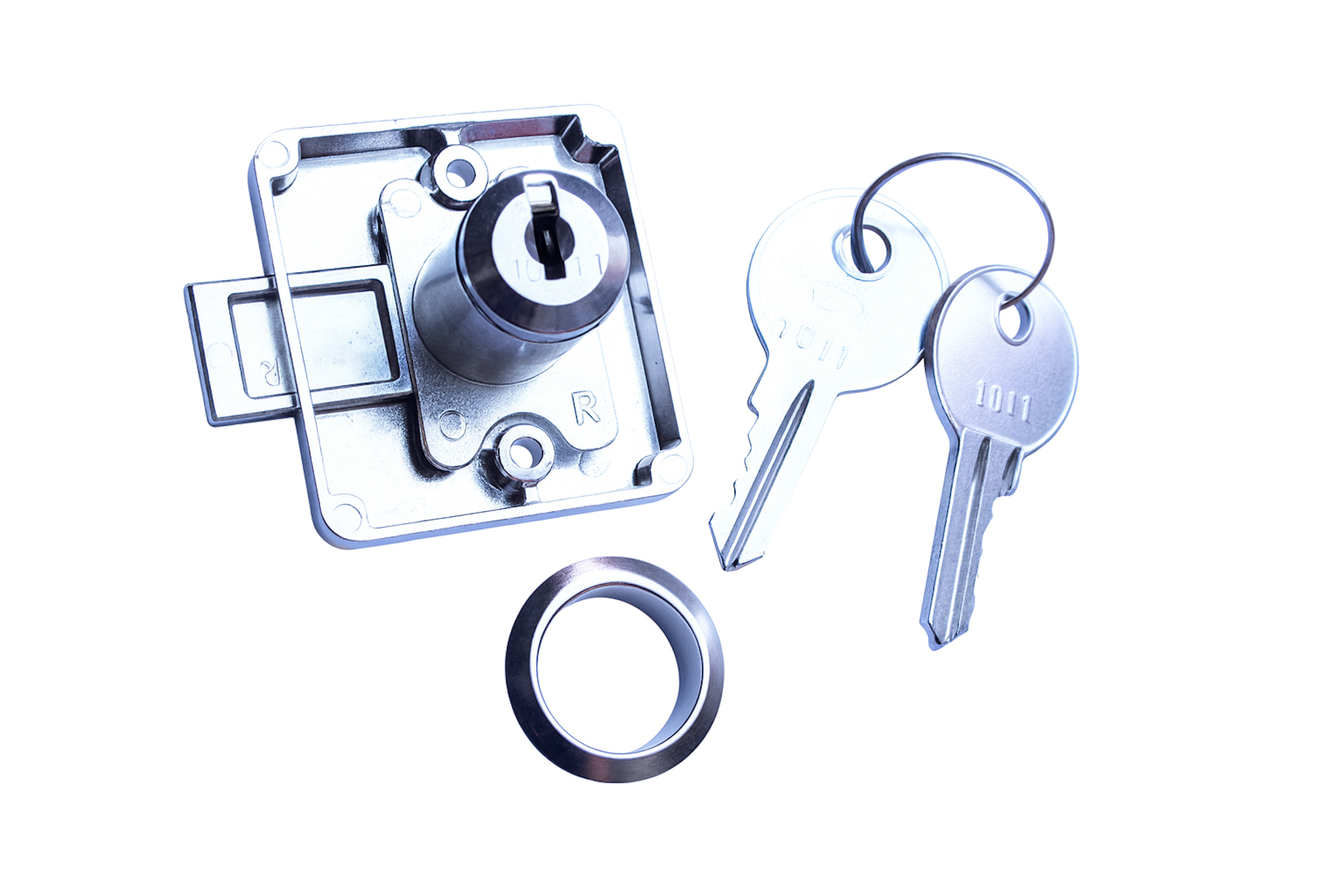 HEKNA Aufschraub-Zylinder-Riegelschlossschloss 0425/20 RS