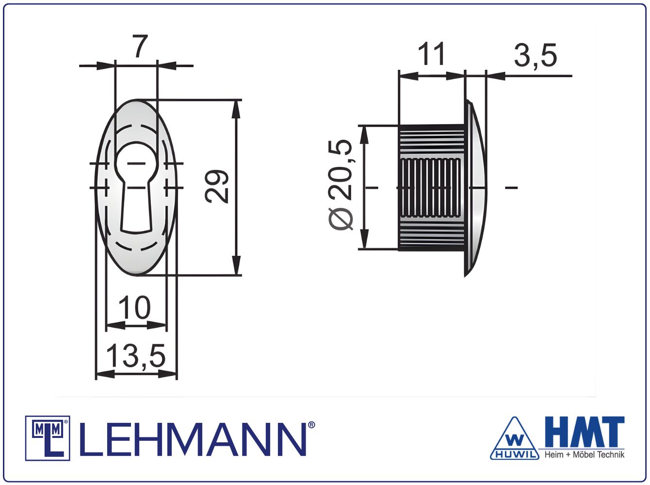MLM Schlüsselbuchse HMT 1429 MLM Schlüsselbuchse HMT 1429