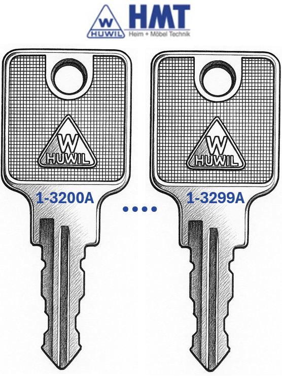 DELETE HUWIL Schlüssel 1142 - (3200 bis 3299)