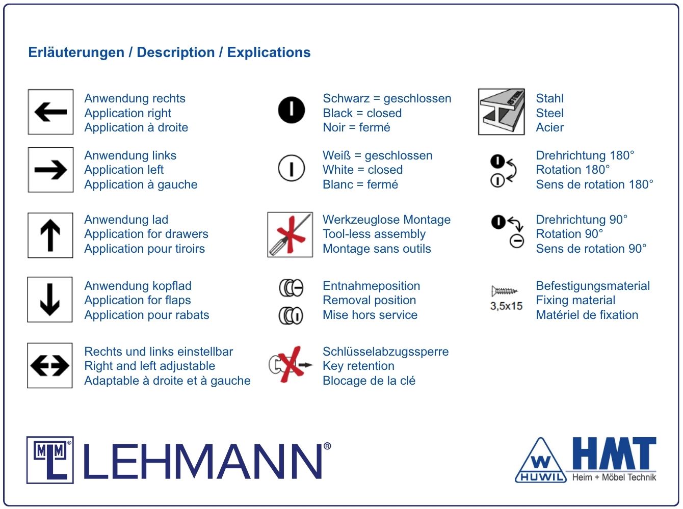 MLM Schubstangenschloss 759/12 RS MLM Schubstangenschloss 759/12 RS