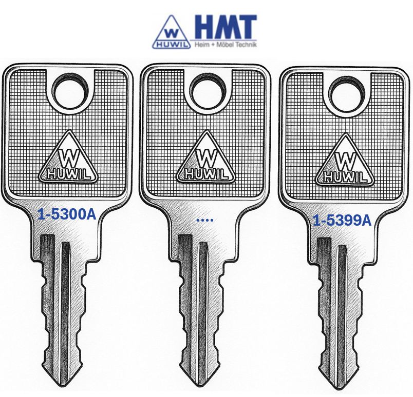 HUWIL Schlüssel 1142 - (5300 bis 5399)