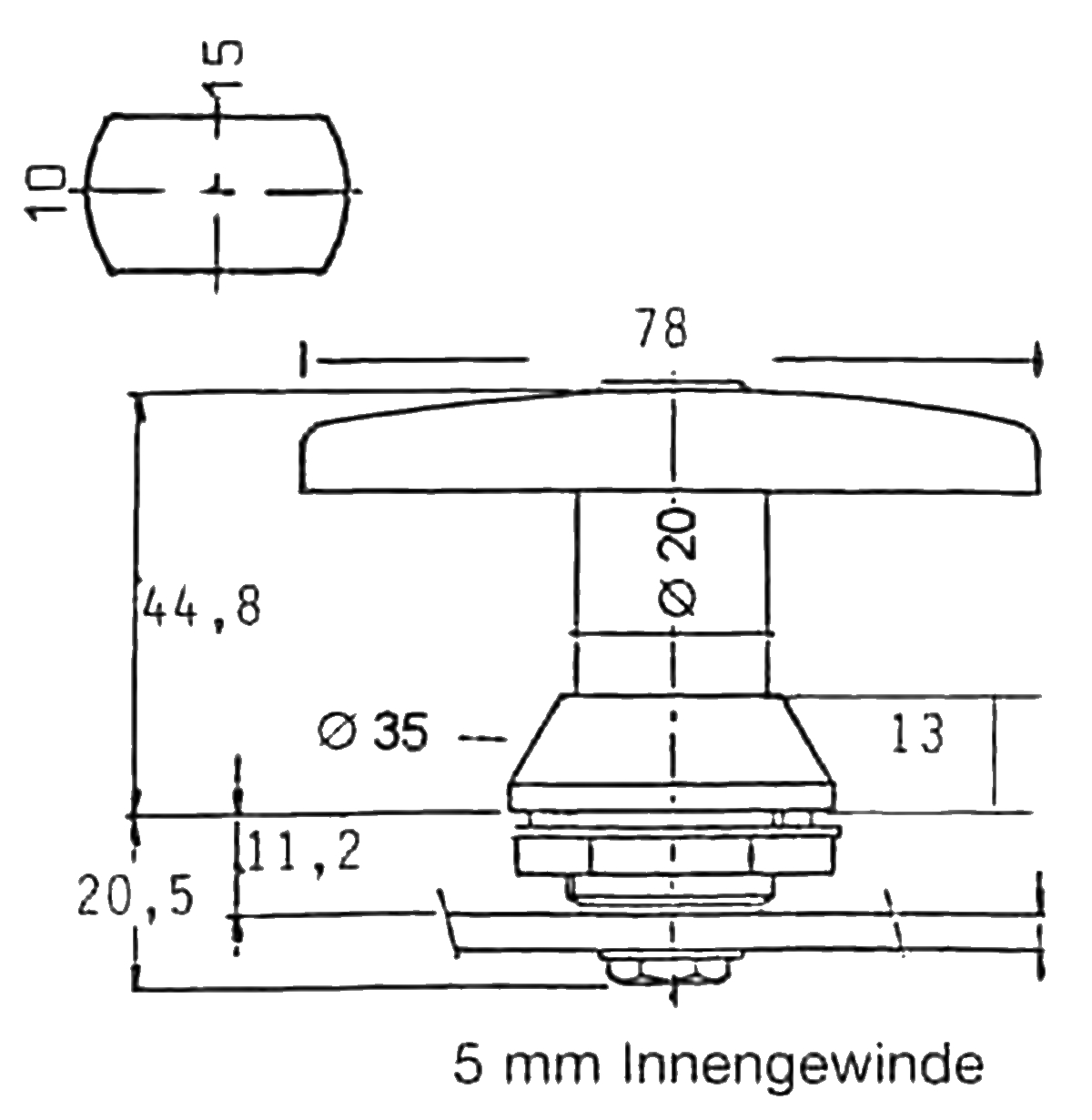 DELETE RONIS Kreuzgriff G VI