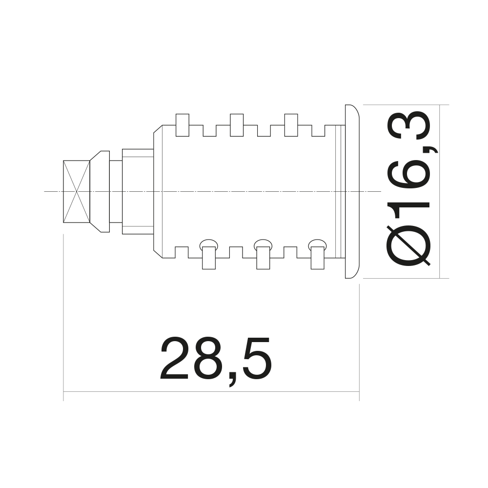 HUWIL Wechselkern VCS 18 SK3 HUWIL Wechselkern VCS 18 SK3