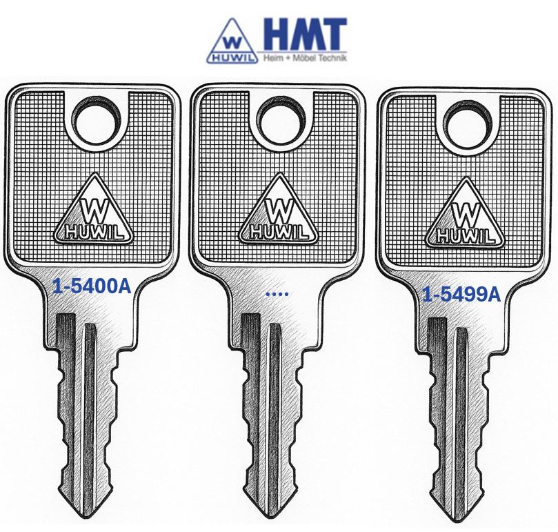 HUWIL Schlüssel 1142 - (5400 bis 5499)