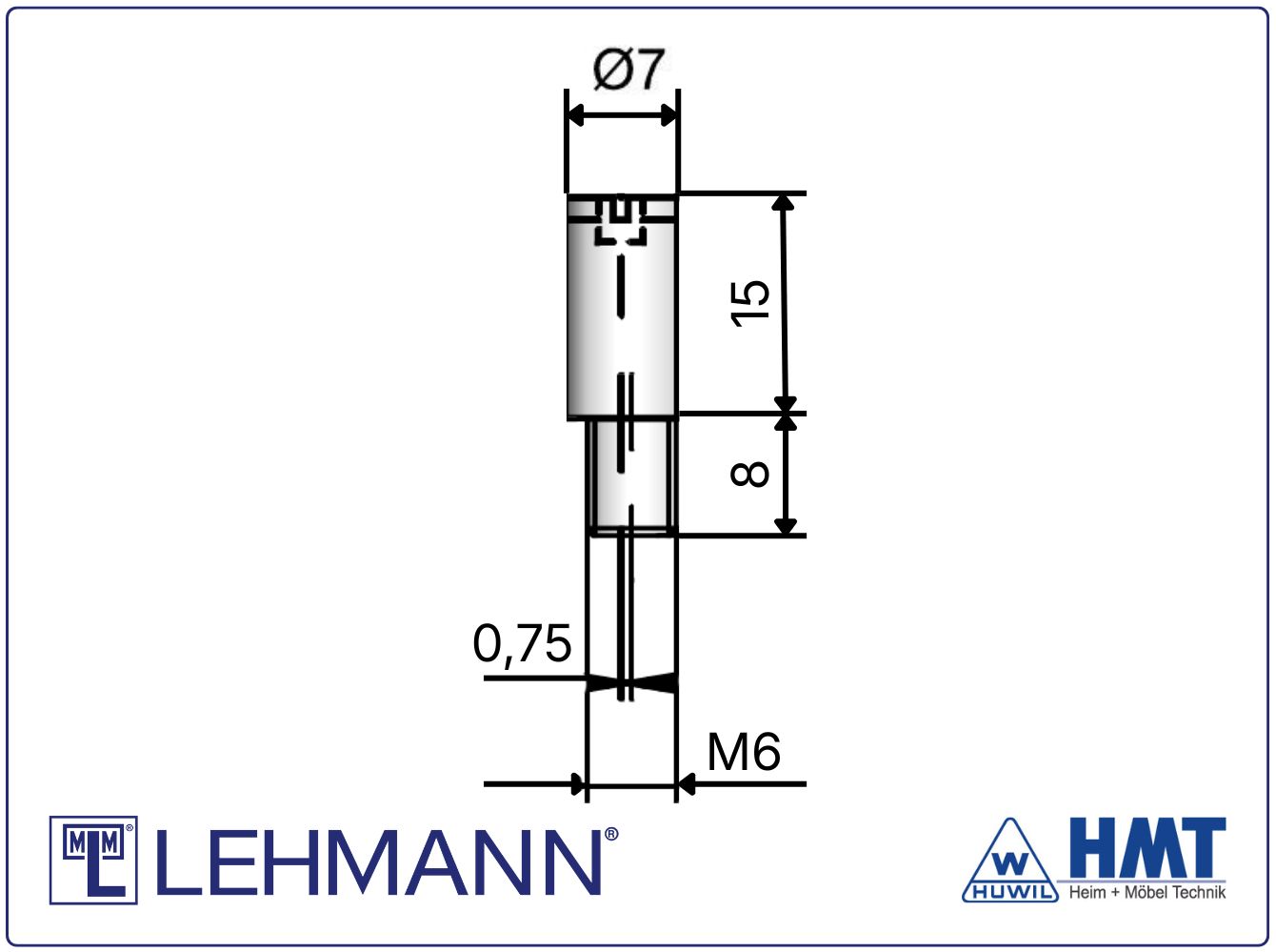 DELETE MLM Anschlagstift Typ 051
