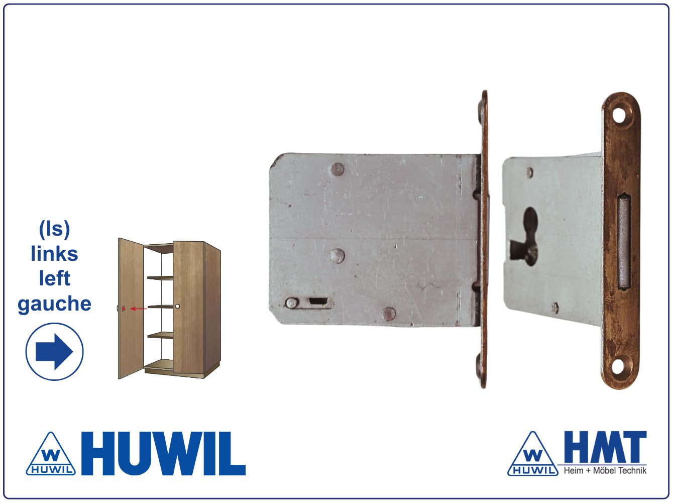 HUWIL Einsteckschloss H 0002 [M] / 35 LS
