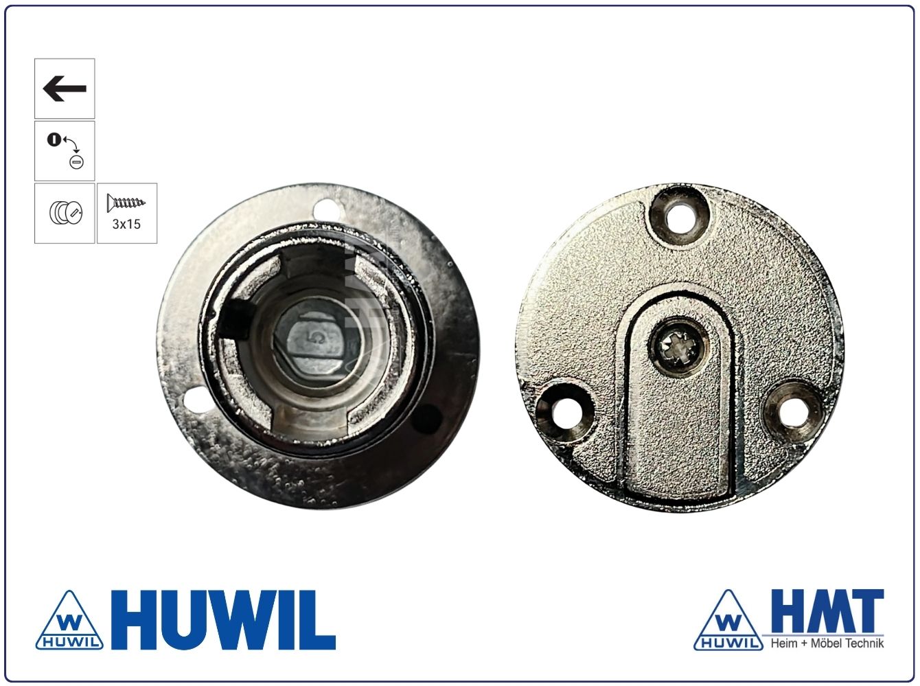 HUWIL Klappenschloss HV 0393-H7 M HUWIL Klappenschloss HV 0393-H7 M