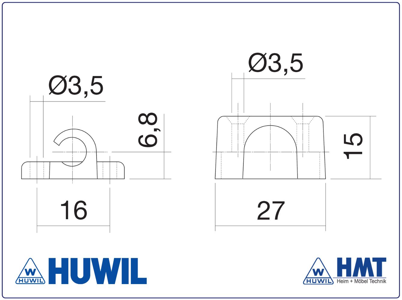 HUWIL Mittelschlaufe G HUWIL Mittelschlaufe G