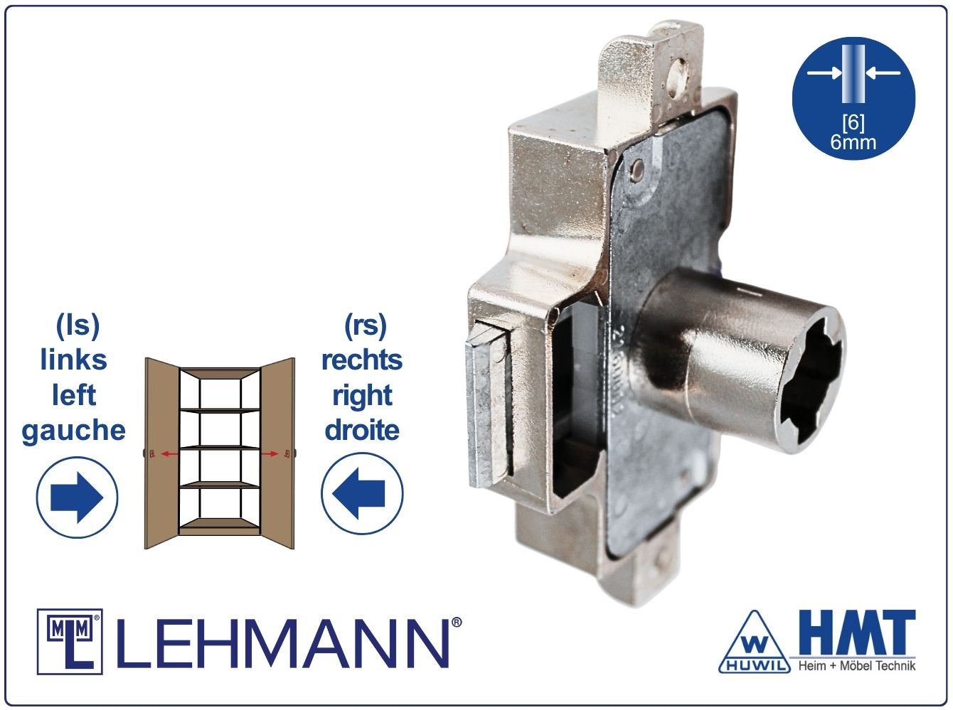 MLM Drehstangenschloss 758/30