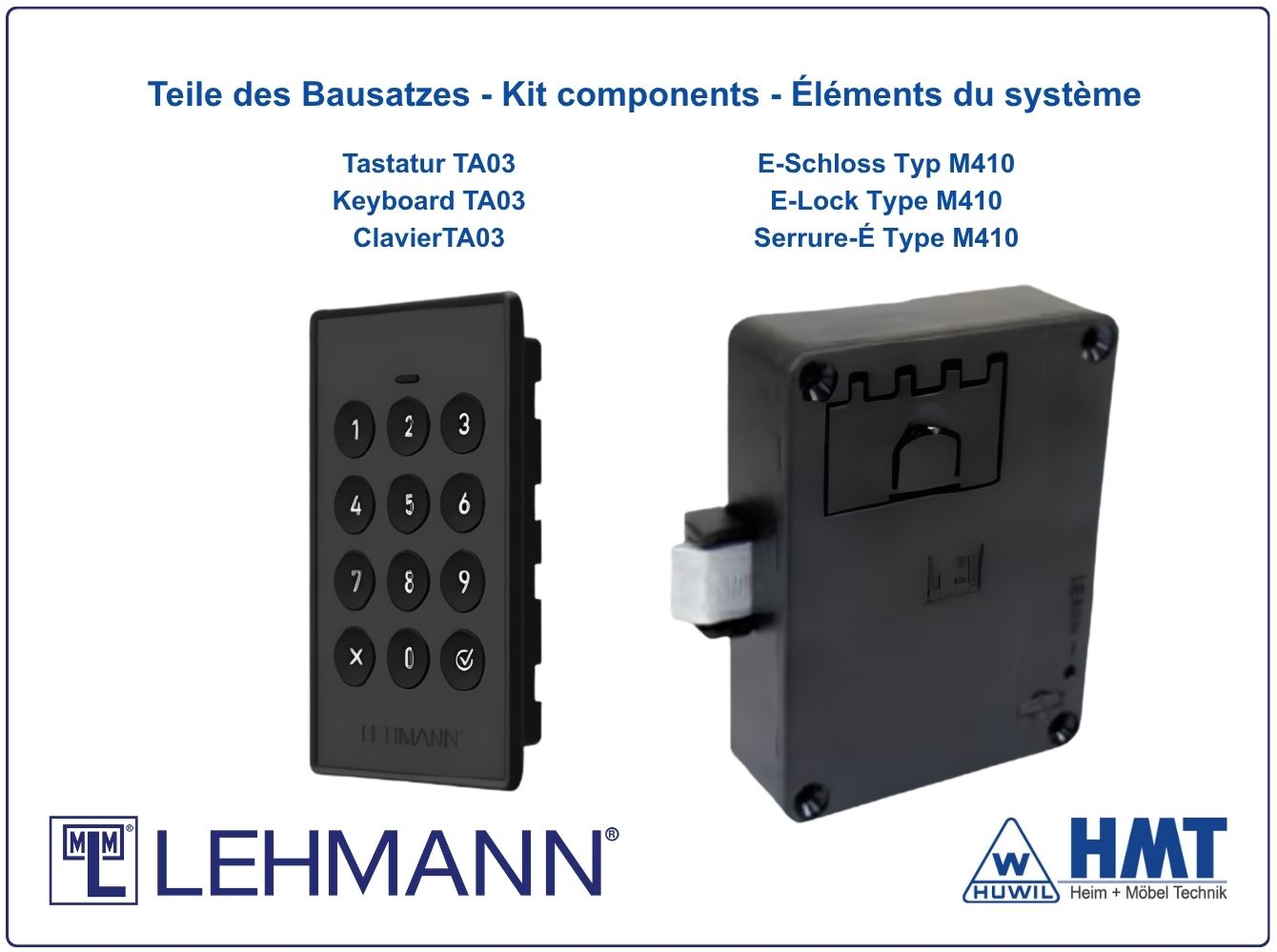 MLM Elektronikschloss HMT M410 TA