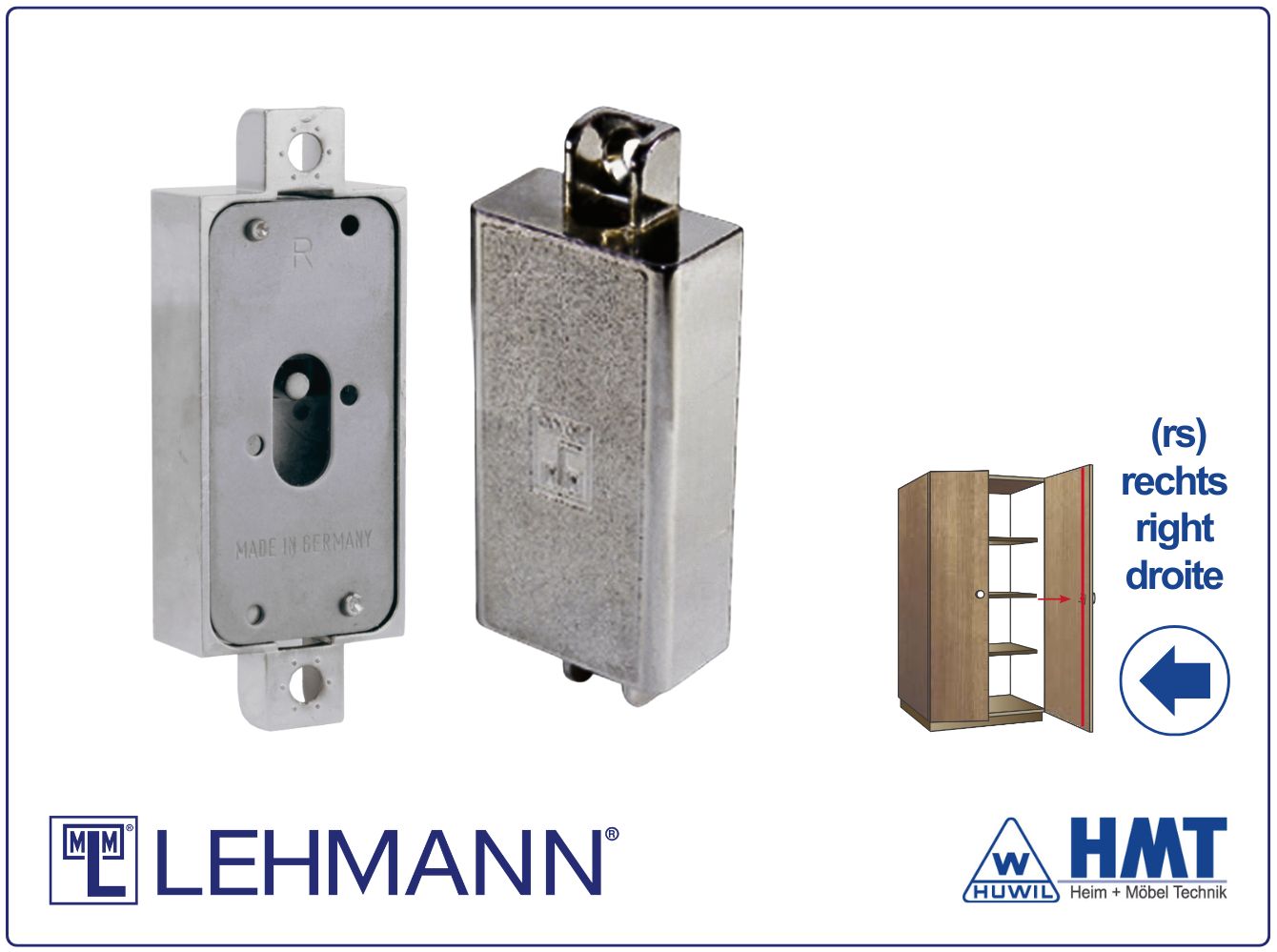 MLM Drehstangenschloss 741/15 RS