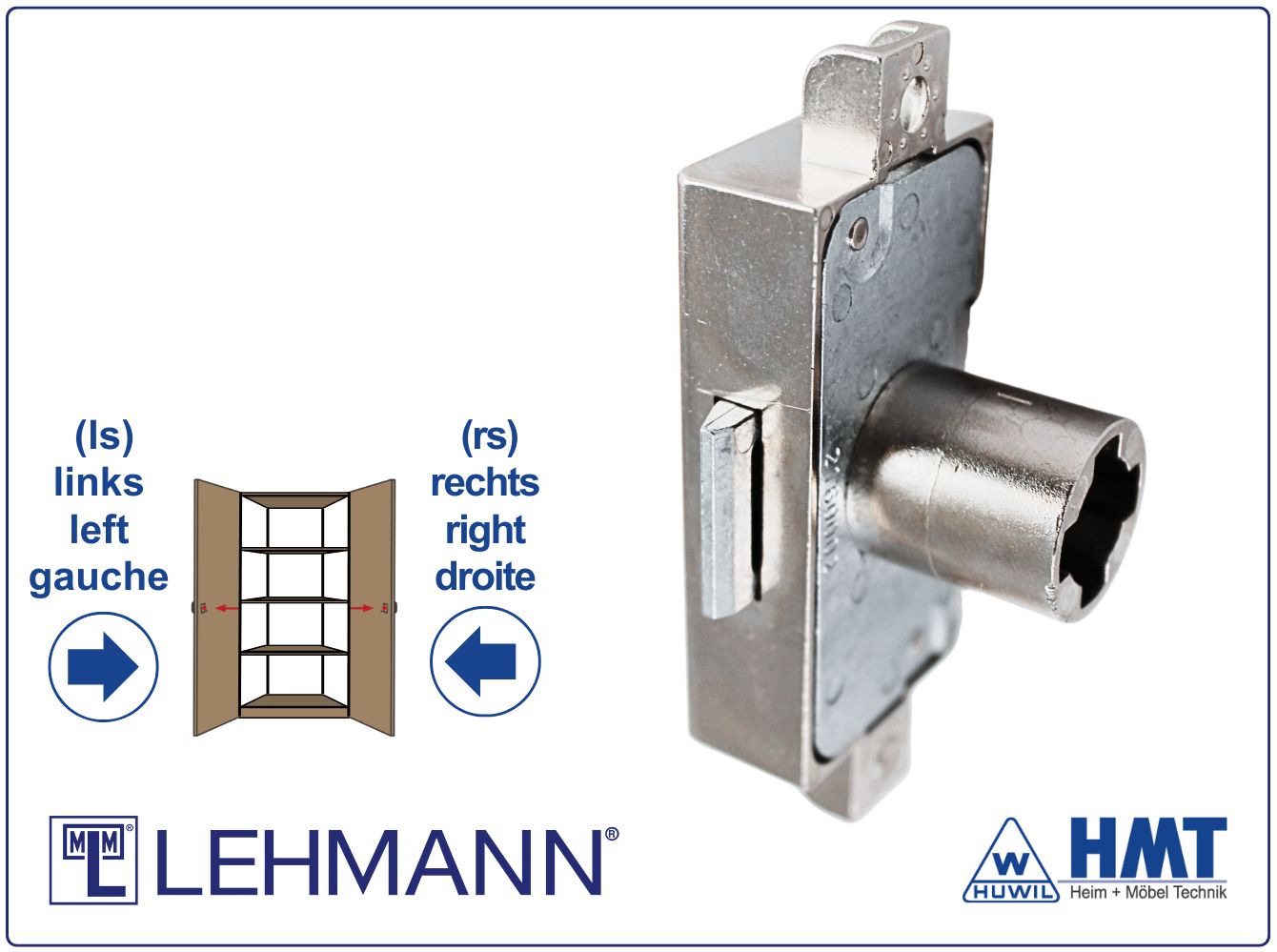 MLM Drehstangenschloss 758/20 MLM Drehstangenschloss 758/20