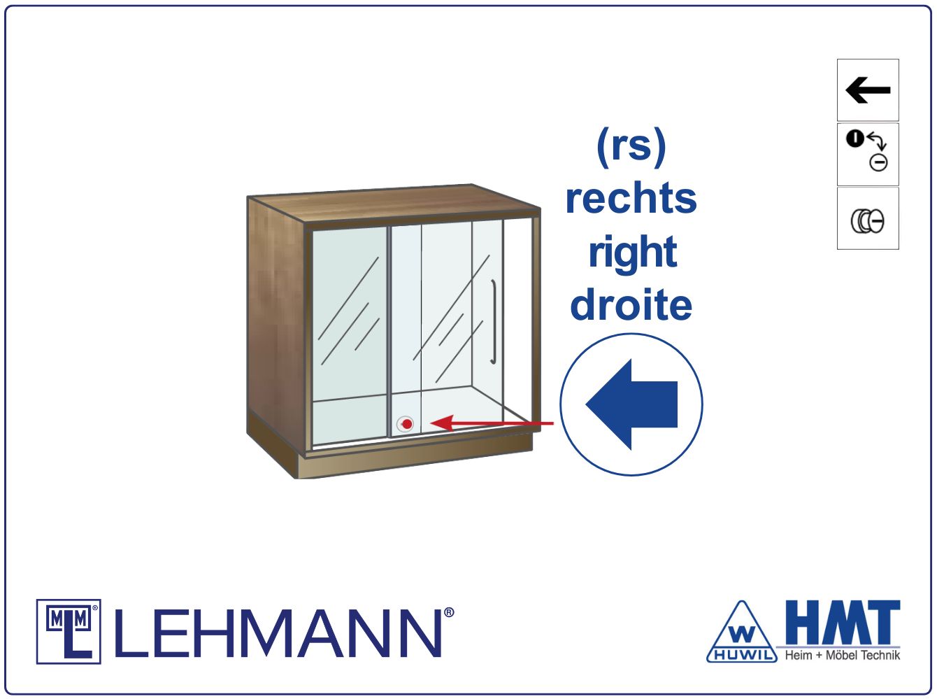 MLM Glasschiebetürschloss Typ 326 P2