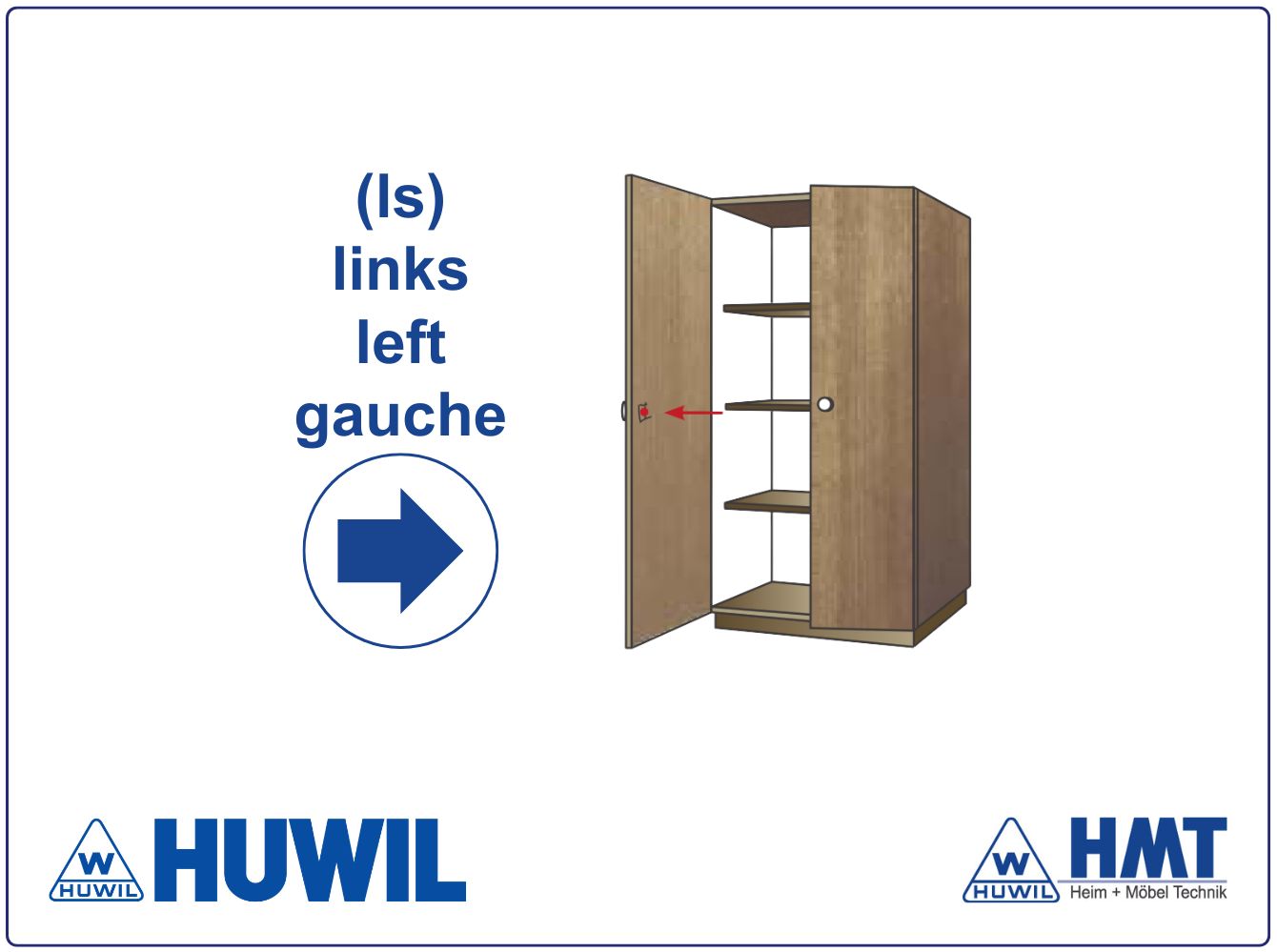 HUWIL Schließblech 0358/1146 LS HUWIL Schließblech 0358/1146 LS