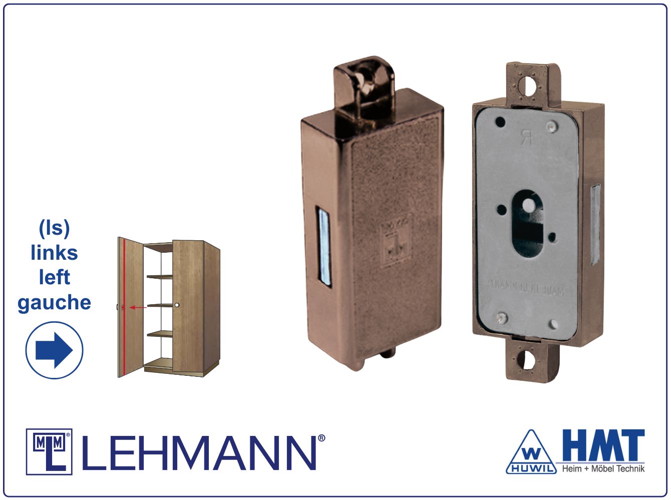 MLM Drehstangenschloss Typ 700 für Bartschlüssel / D15 / ls / [B]