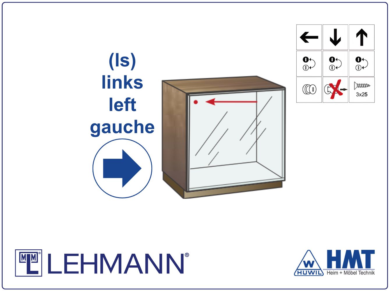 MLM Glastürschloss Typ 320 P2 - D16 / ls