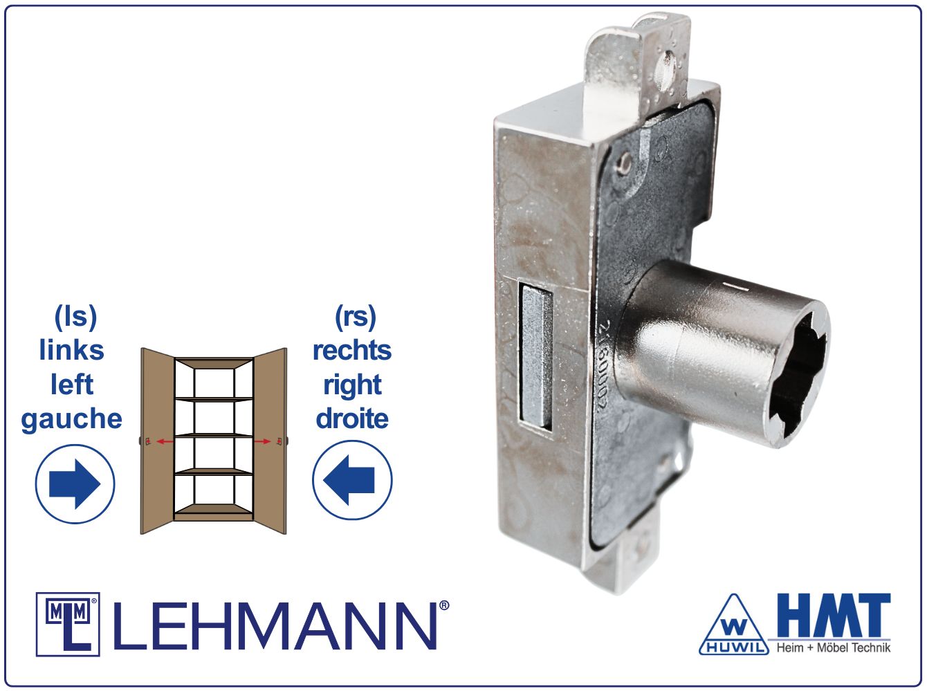 MLM Drehstangenschloss 758/15 MLM Drehstangenschloss 758/15