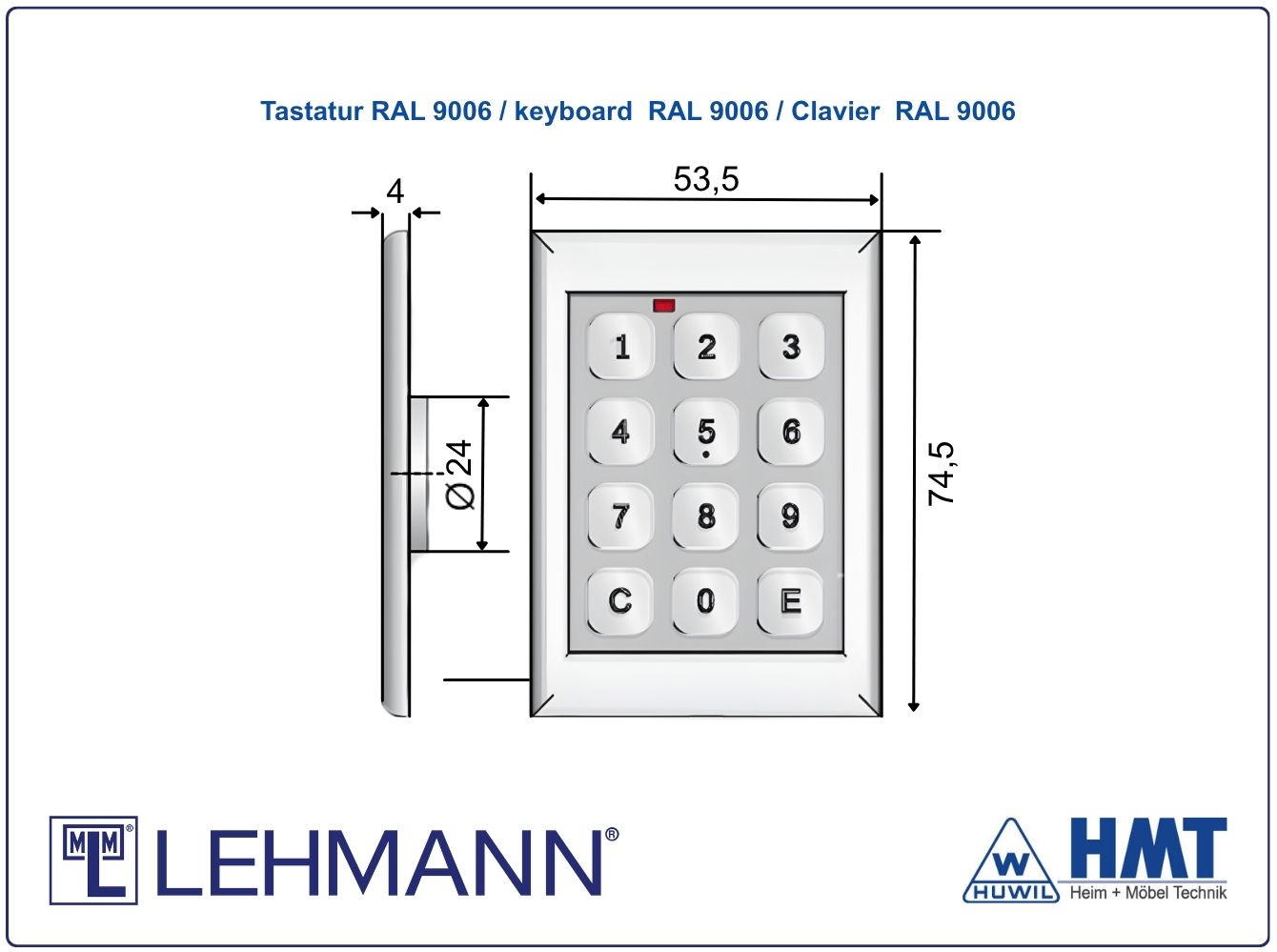 MLM Elektronikschloss HMT M400 TA