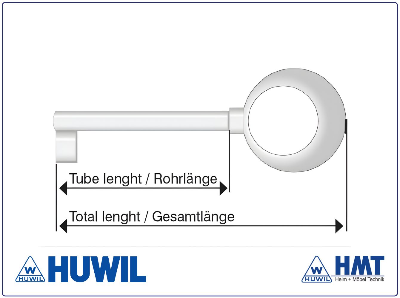 HUWIL Möbelschlüssel 1413 N/35 HUWIL Möbelschlüssel 1413 N/35