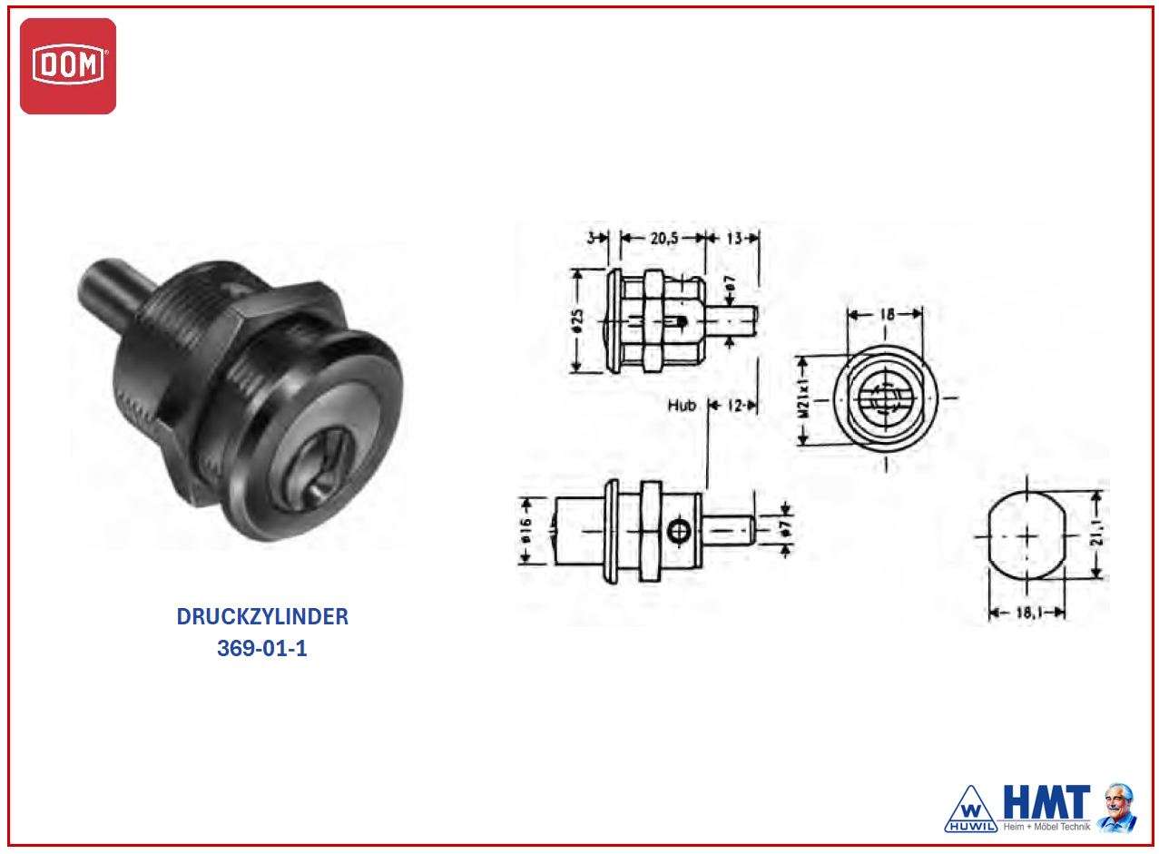 DELETE DOM Druckzylinder 369-01-1