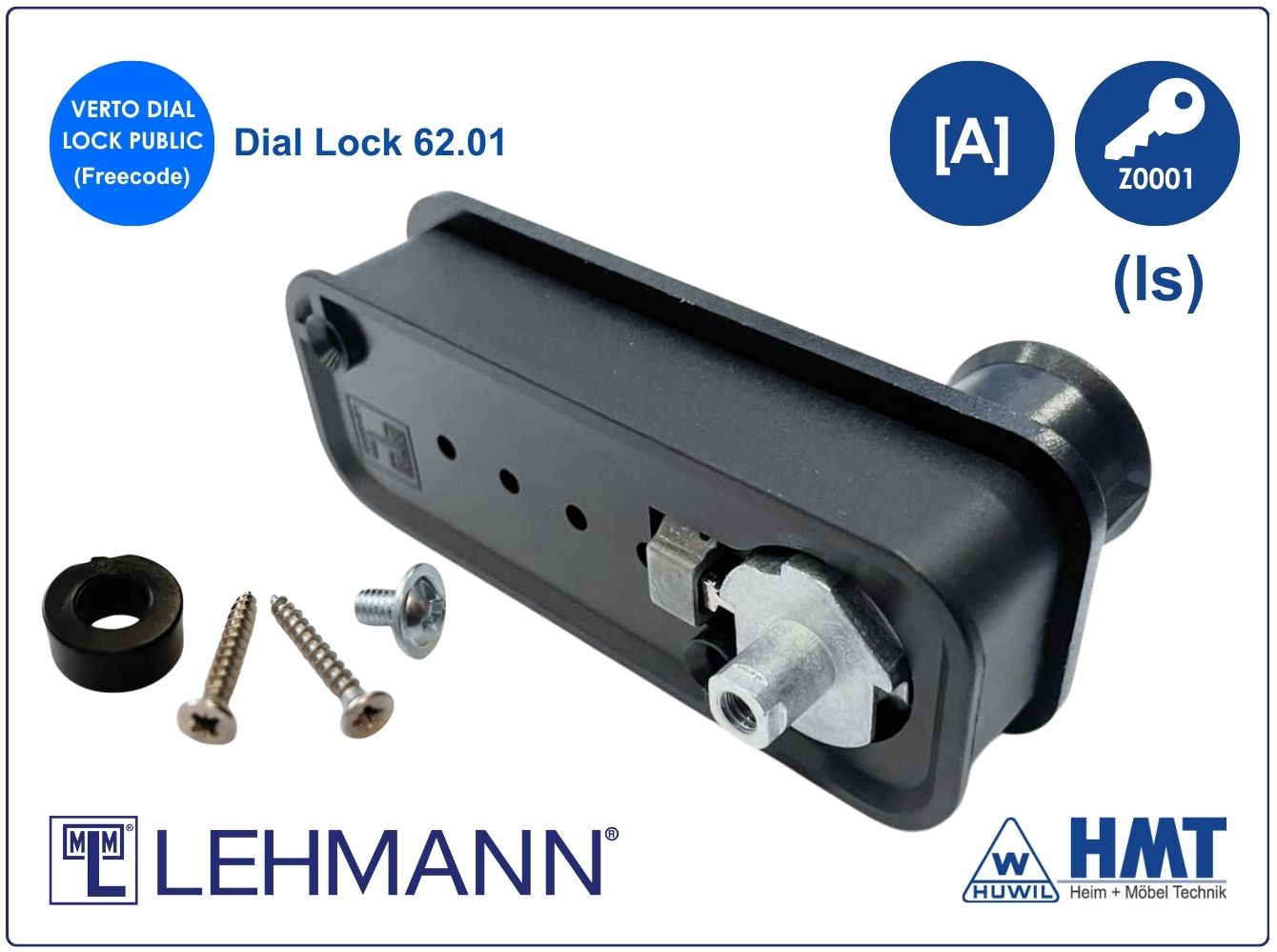 MLM Zahlenkombinationsschloss DL 62 - free code - HMT 62 L MLM Zahlenkombinationsschloss DL 62 - free code - HMT 62 L