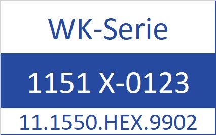 Ersatz-Zylinderschlüssel HEKNA -Profil X-Typ W9902-Eckig [2501-2900]